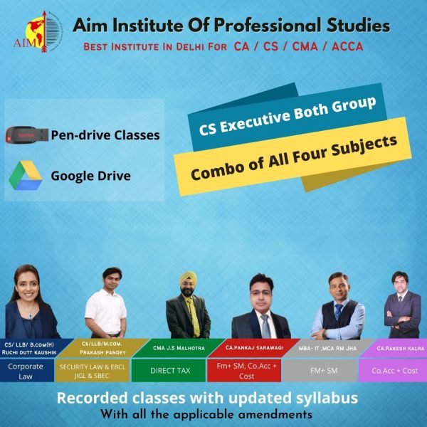 CS executive both Group Pendrive classes