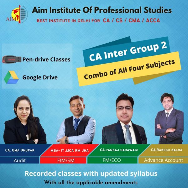CA Inter Group 2 combo Full Course