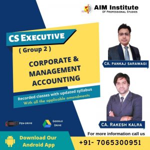 Buy CS Exe Corporate And Management Accounting