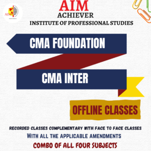 CMA FOUNDATION + CMA INTER OFFLINE CLASSES