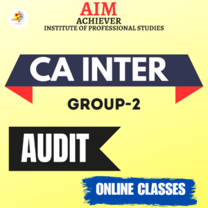 CA Inter audit online classes
